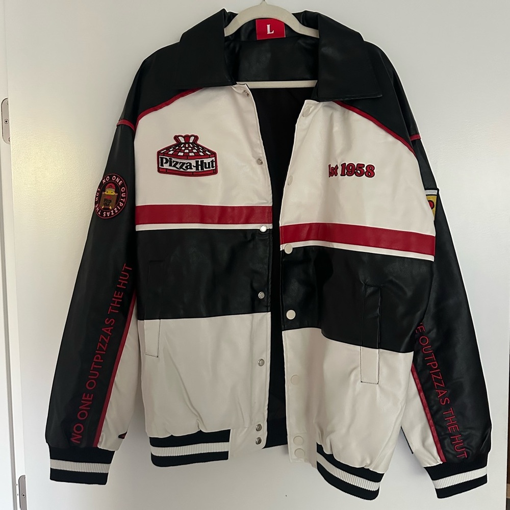Pizza Hut Black and White Jacket